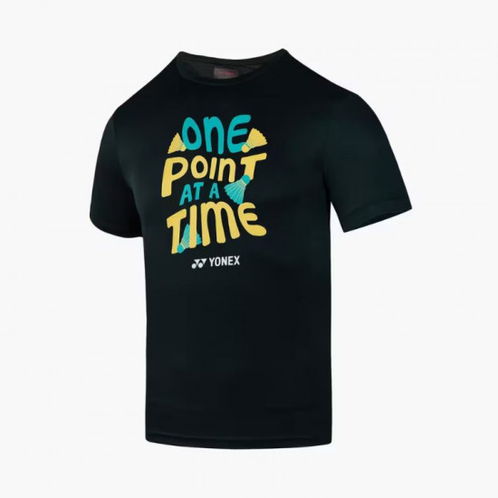 Yonex Easy Badminton T-Shirt (RM-S092-3047-EASY5-S) [JET BLACK]