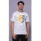 Anxsus Tiger Badminton Cotton Tshirt (White)