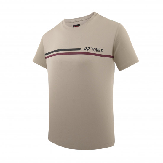 Yonex Tru-Dry Men's Round Neck T-shirt [PURE CASHMERE] (2864-EASY4)