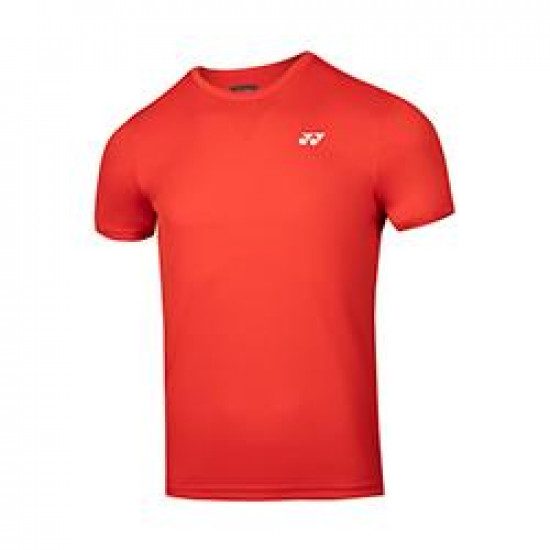 Yonex Tru-Dry Men's Round Neck T-shirt [FIERY RED] (2865-EASY4)