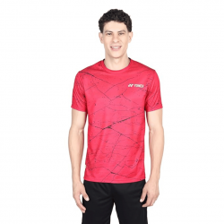 Yonex Essentia Men's T-shirt (Red) Yonex Essentia Men's T-shirt (Red)