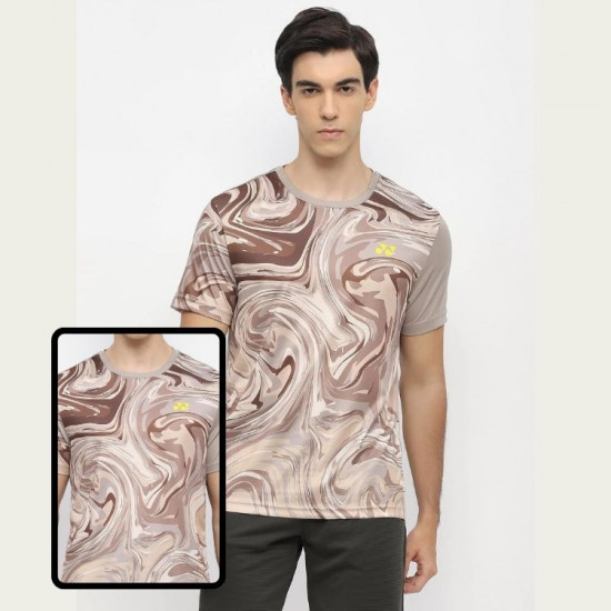 Yonex REPREVE Men's T-shirt [RM-S092-2966-ESST3-S] [SATELLITE]