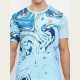 Yonex REPREVE Men's T-shirt [RM-S092-2966-ESST3-S] [LIGHT-BLUE]
