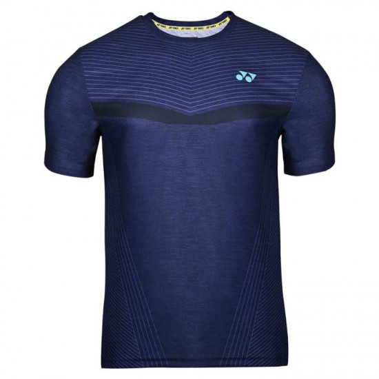 Yonex Mens Round Neck T-Shirt-2681 (Navy-Blue) Yonex Mens Round Neck T-Shirt-2681 (Navy-Blue)