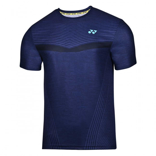 Yonex Mens Round Neck T-Shirt-2681 (Navy-Blue) Yonex Mens Round Neck T-Shirt-2681 (Navy-Blue)