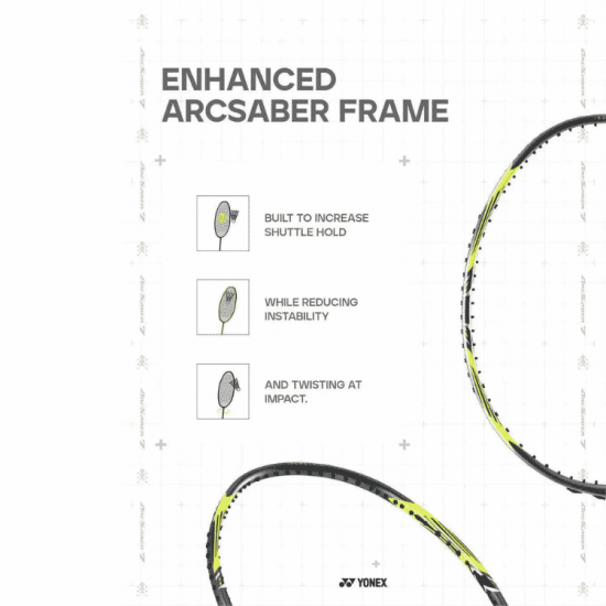 Yonex Arcsaber 7 Play Badminton Racket – Even Balance Control Racquet for Beginners & Intermediate Players