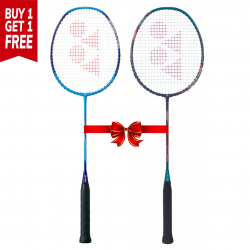 (Buy one get one free) Yonex Nanoflare 001 Clear And Astrox Attack 9 Badminton Racquet (Buy one get one free) Yonex Nanoflare 001 Clear And Astrox Attack 9 Badminton Racquet