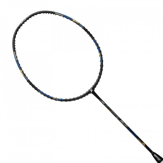 Exergy Aqualite Graphite Badminton Racquet | Ultra-Lightweight | Power & Control (Black)