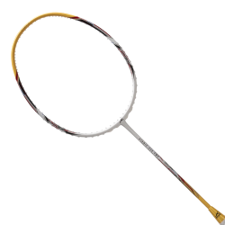 HNDRD Atomic X 38 Power Badminton Racquet (WHITE/GOLD) HNDRD Atomic X 38 Power Badminton Racquet (WHITE/GOLD)