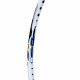 Lining Axforce Blast (White/Blue Sapphire) Badminton Racquet (Unstrung)