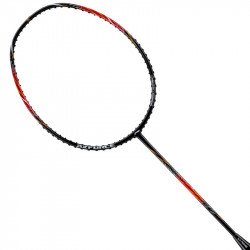 Li-Ning Axforce Tiger Badminton Racquet | Head Heavy | Black-Red