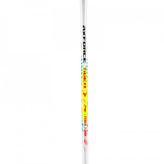 Li-Ning Axforce Tiger Badminton Racquet | Head Heavy | White-Lime