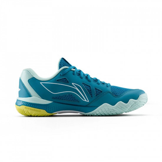 Li-Ning Halberd Strike Badminton Shoes (Blue Jade-Floating Green)