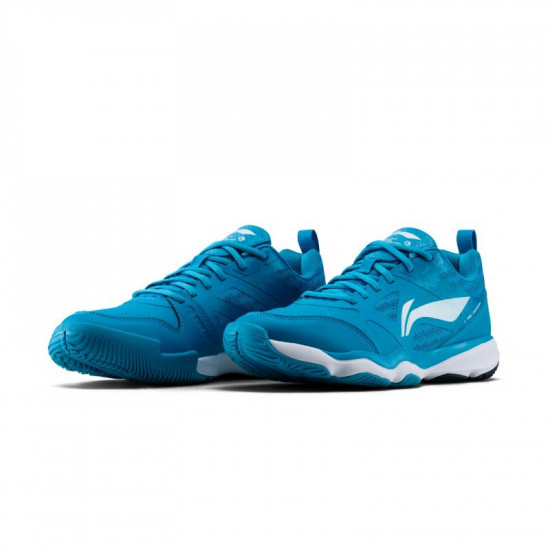 Li-Ning Ranger Force Non-Marking Badminton Shoes | Superior Grip & Cushioning (Olympics Blue)