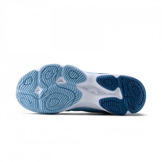 Li-Ning Ranger Force Non-Marking Badminton Shoes | Superior Grip & Cushioning (Pastel Blue/Tropic Storm Blue)