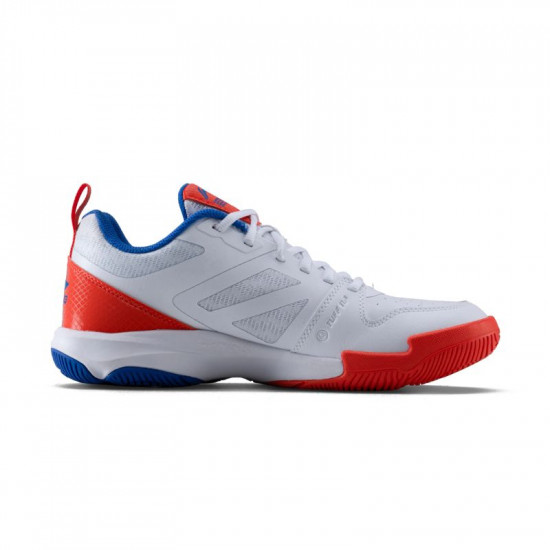 Li-Ning Ranger Force Non-Marking Badminton Shoes | Superior Grip & Cushioning (Standard White/Brite Orange)