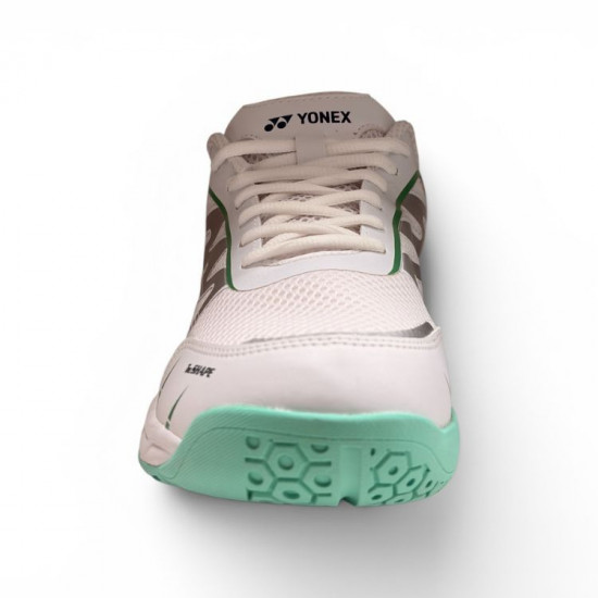 Yonex Voltrex 2 Badminton Shoes (White-Deep-Green)