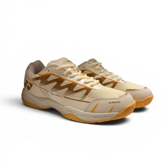 Yonex Voltrex 2 Badminton Shoes (Vanilla-White)