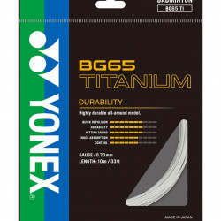 Yonex BG 65 Titanium Badminton String Yonex BG 65 Titanium Badminton String