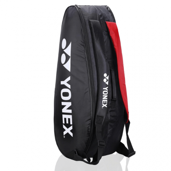 Yonex ACE2 0726 BT6 Badminton Kitbag [ Jet Black Chinese Red ]