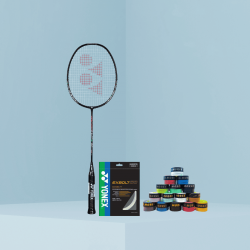 Yonex Astrox Lite 37i Badminton Racquet | Yonex Exbolt 68 Stringing | Morex Badminton Grips (5pcs) Yonex Astrox Lite 37i Badminton Racquet | Yonex Exbolt 68 Stringing | Morex Badminton Grips (5pcs)